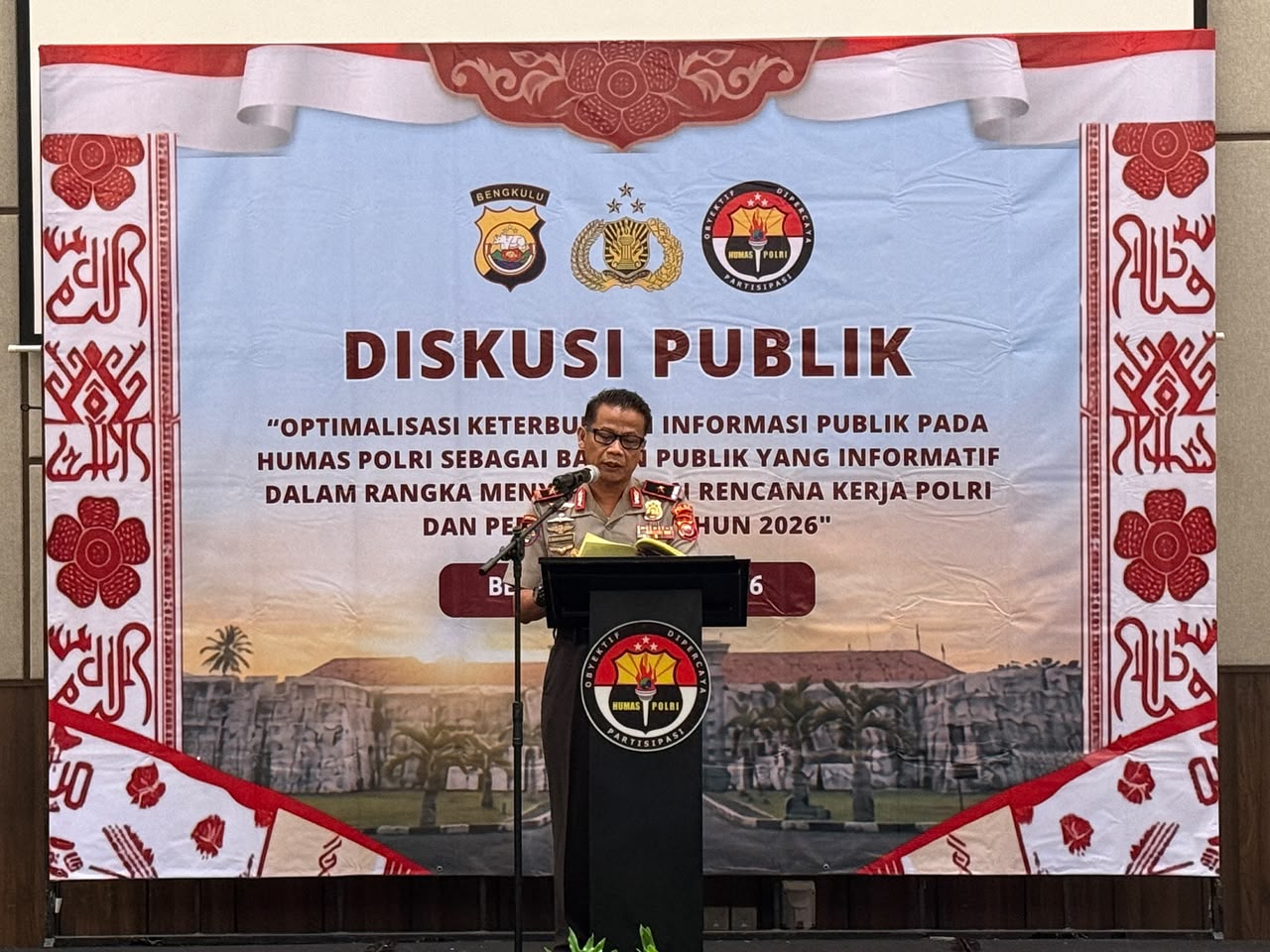 Hadapi Tantangan Era Digital, Polda Bengkulu Perkuat Sinergi Keterbukaan Informasi untuk Pelayanan Publik Berkualitas