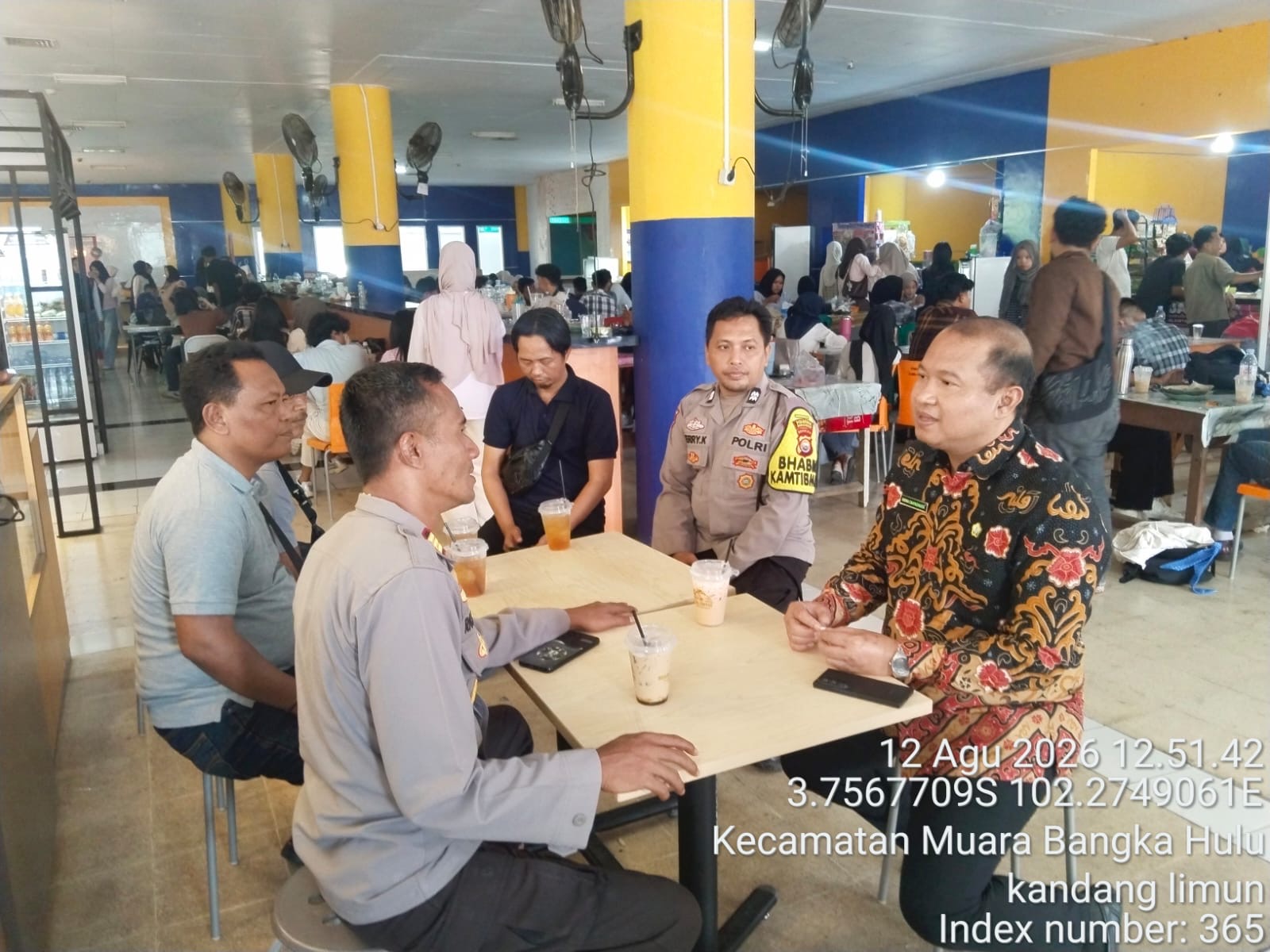 Kapolsek Muara Bangkahulu Jalin Silaturahmi dan Perkuat Sinergitas dengan Universitas Bengkulu