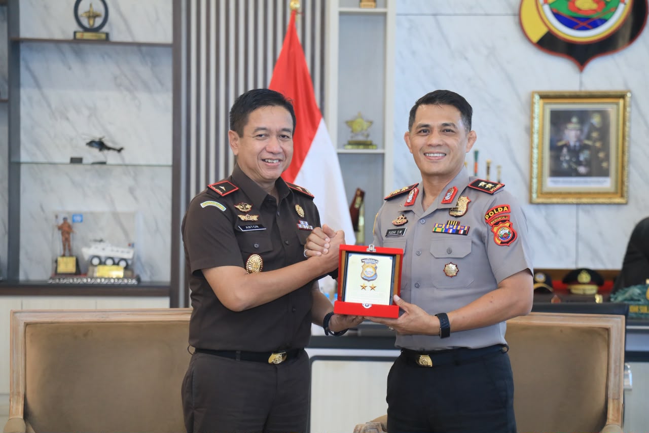 Kapolda Bengkulu Terima Silaturahmi Kajati Bengkulu, Tegaskan Komitmen Sinergitas Penegakan Hukum