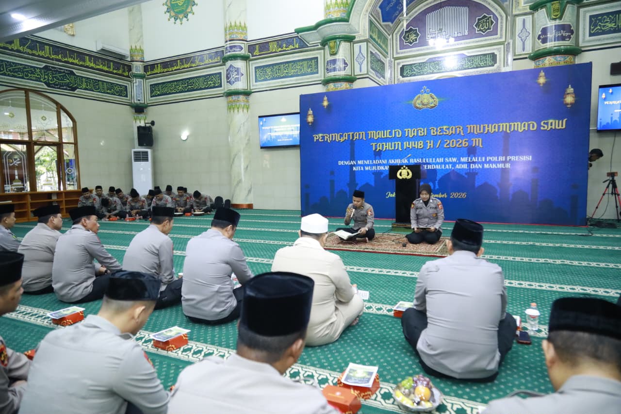 Wakapolri : Meneladani Akhlak Rasulullah SAW Harus Terwujud dalam Pengabdian Polri