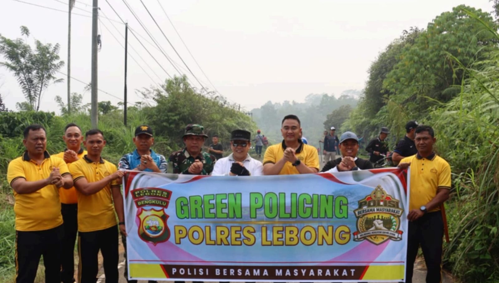 Green Policing, Polda Bengkulu dan Polres Jajaran Bersama Masyarakat Jaga Lingkungan dan Ruang Publik